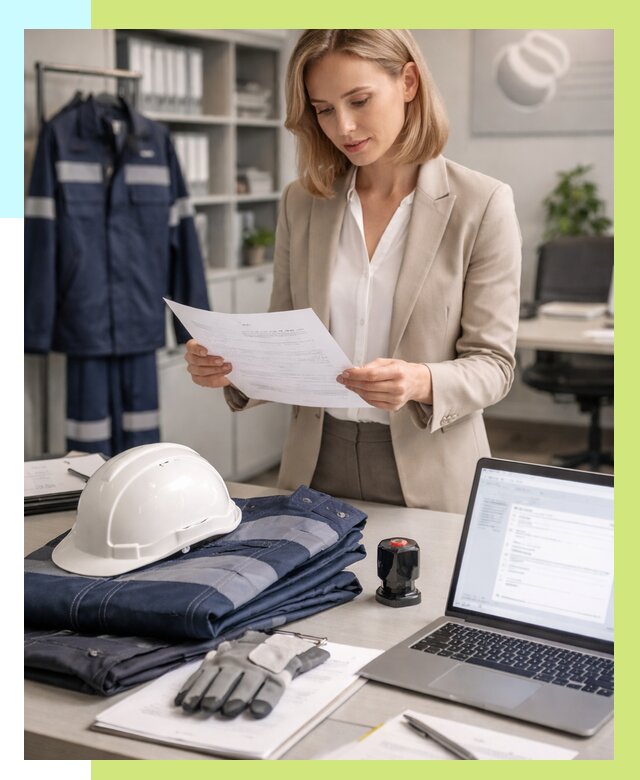 Сертификация спецодежды в Еманжелинске от 7190 р. | Алешин-Мнж