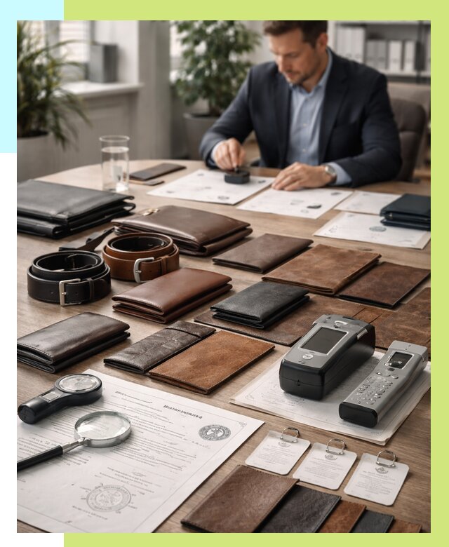 Сертификация кожаных изделий в Еманжелинске от 12325 р. | Алешин-Мнж