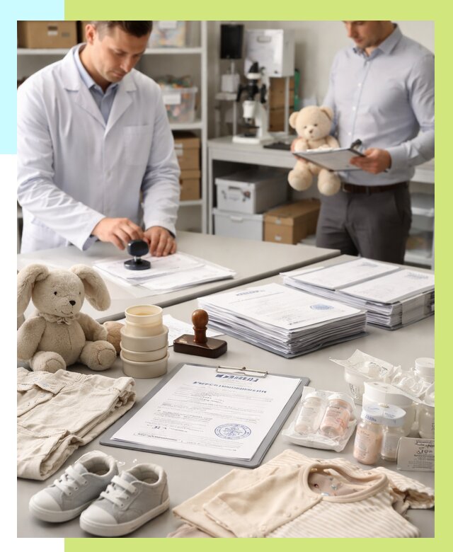 Сертификация детских товаров в Еманжелинске от 15407 р. | Алешин-Мнж