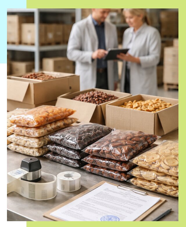 Сертификация сухофруктов в Еманжелинске от 12325 р. | Алешин-Мнж под ключ