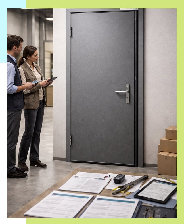 Сертификация противопожарных дверей в Еманжелинске от 9244 р. | Алешин-Мнж