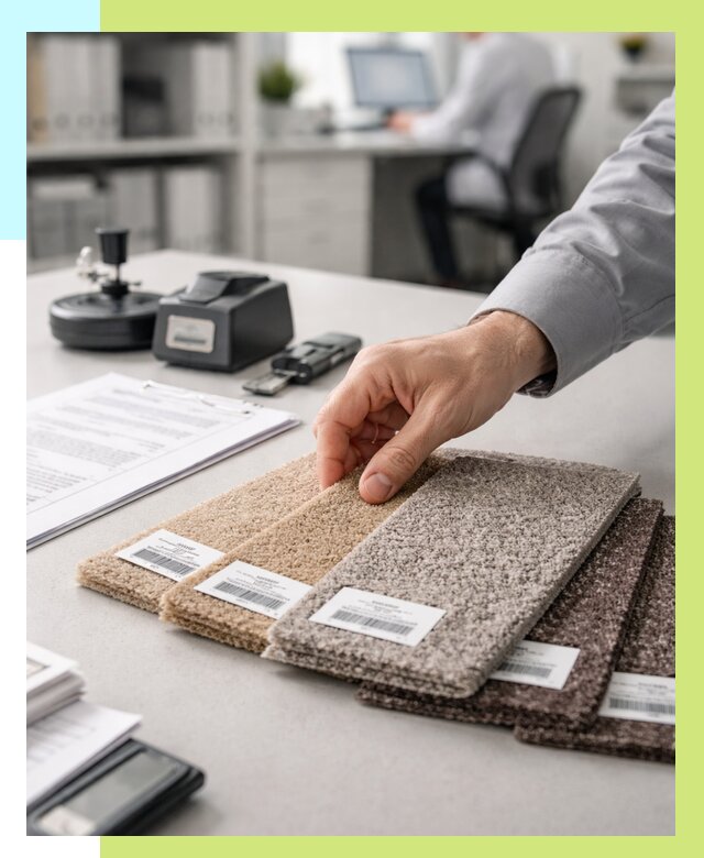 Сертификация ковролина в Еманжелинске от 15407 р., Алешин-Мнж