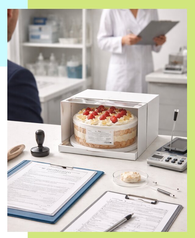 Сертификация тортов в Еманжелинске от 9244 р. заказать | Алешин-Мнж