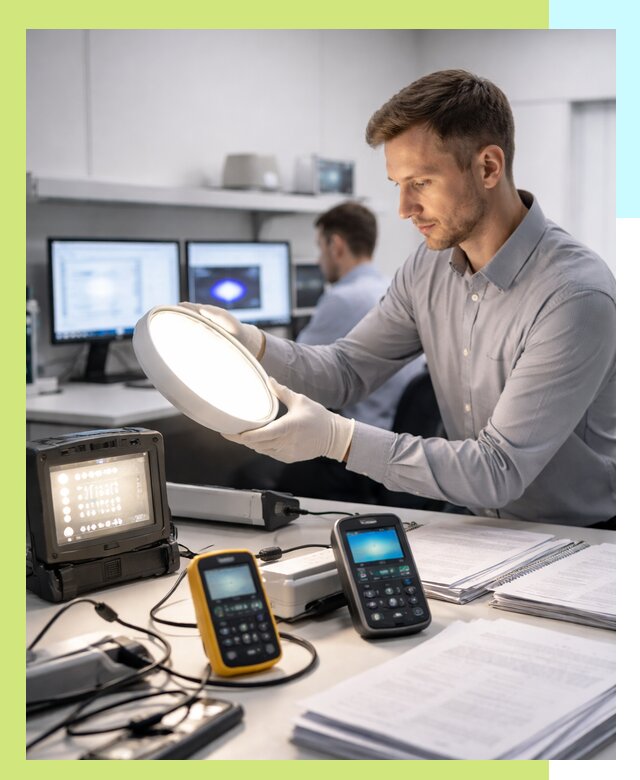 Сертификация светильников в Еманжелинске: испытания и оформление