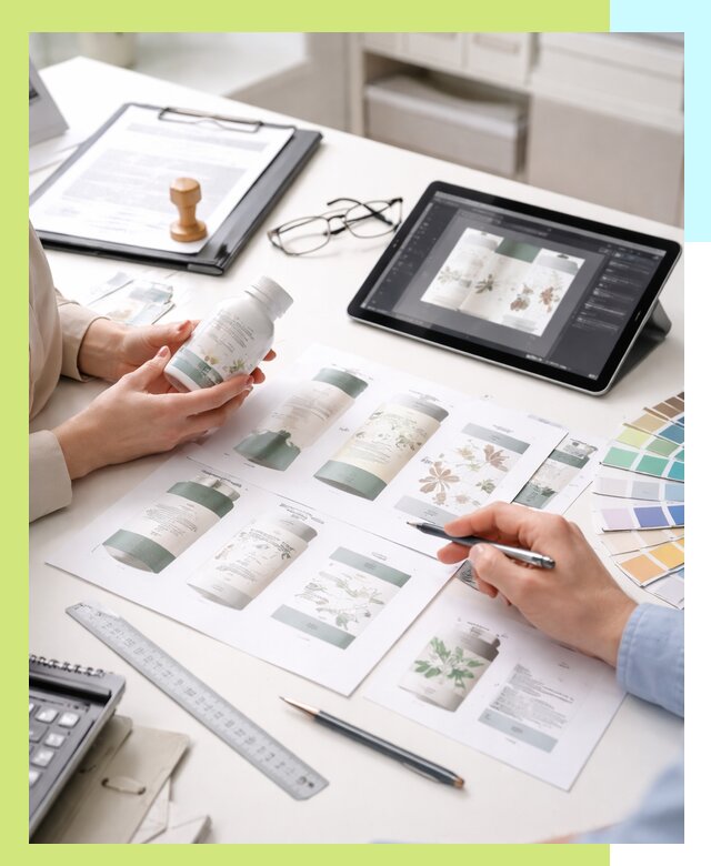 Профессиональная разработка дизайна и текста этикетки продукции в Еманжелинске