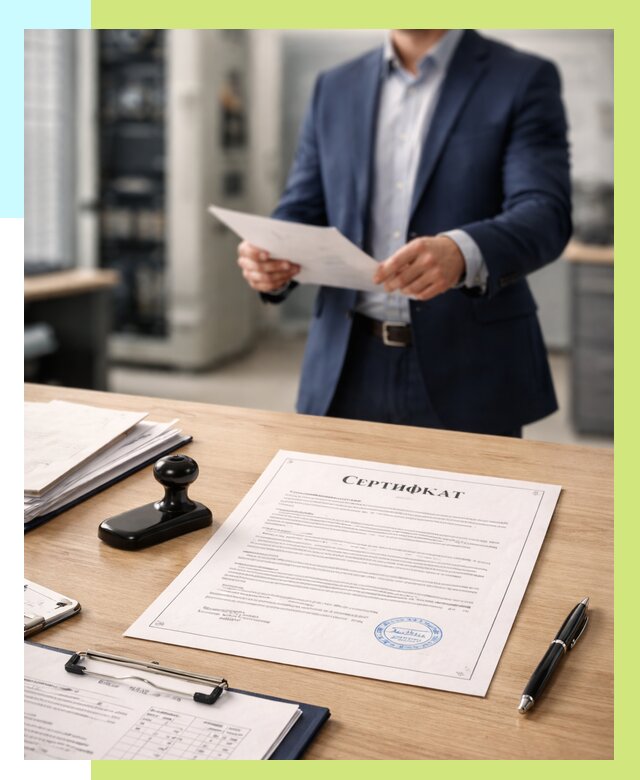 Сертификат на оборудование в Еманжелинске от 15407 р. | Алешин-Мнж