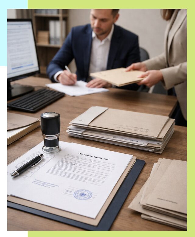 Отказное письмо для таможни в Еманжелинске от 3081 р, Алешин-Мнж